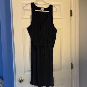 Mud Pie Black Sleeveless Elastic-Waist beach cover up dress. Xl
